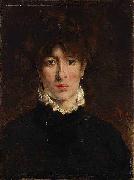 A portrait of Sarah Bernhardt, Alfred Stevens